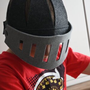 Filca rotaļu bruņinieku ķivere