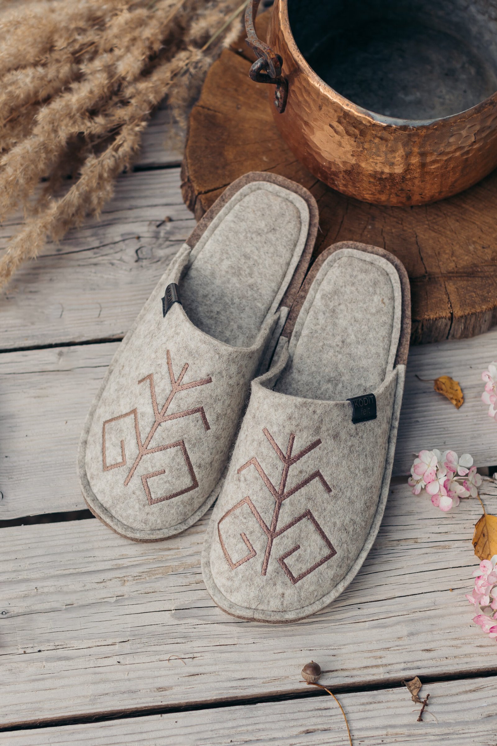 Vilnas filca čības