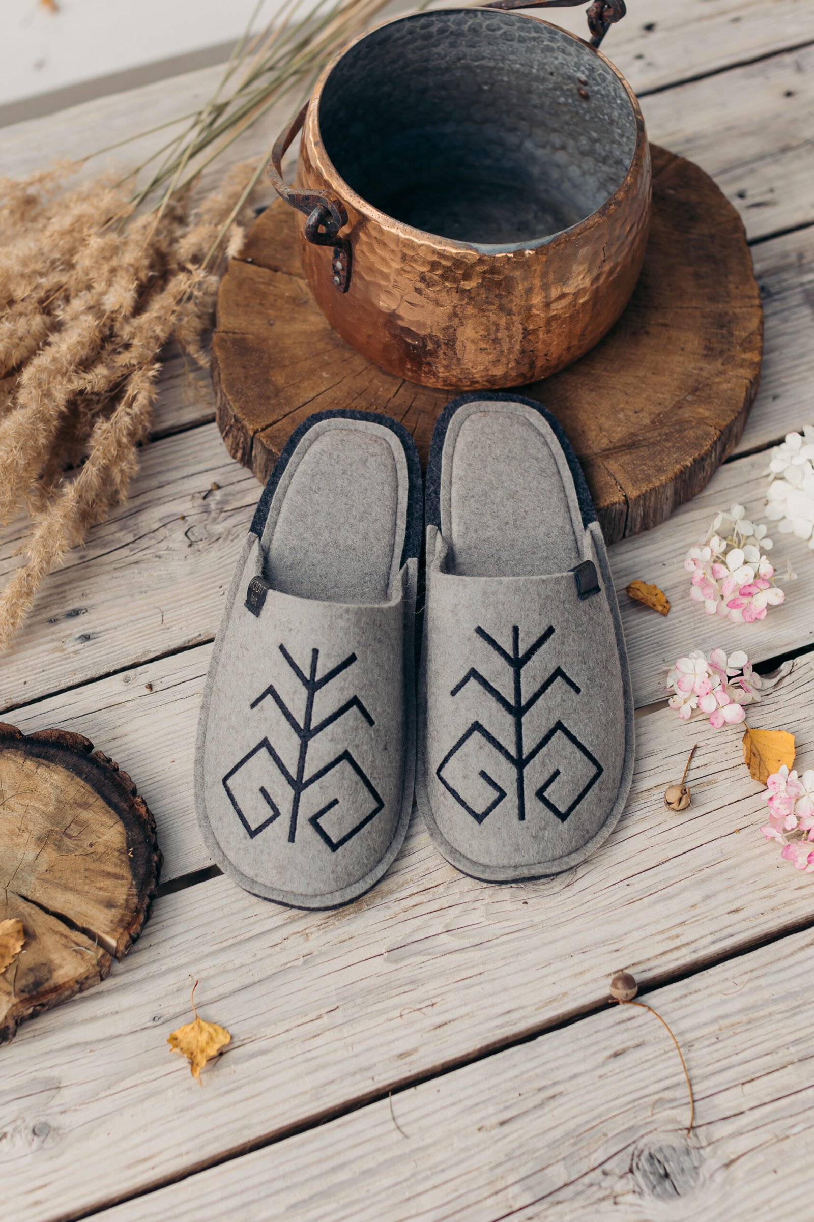 Vilnas filca čības