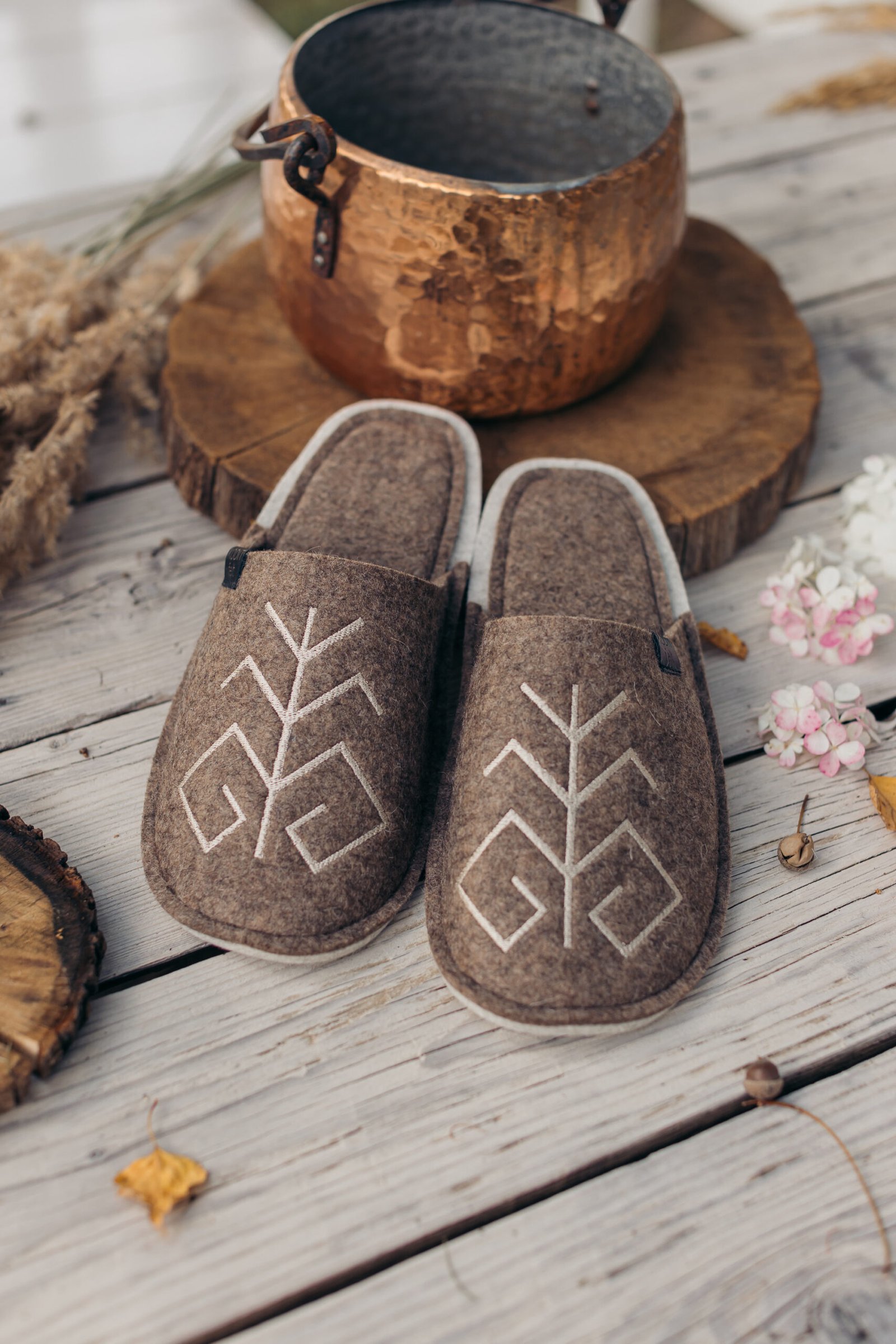 Vilnas filca čības