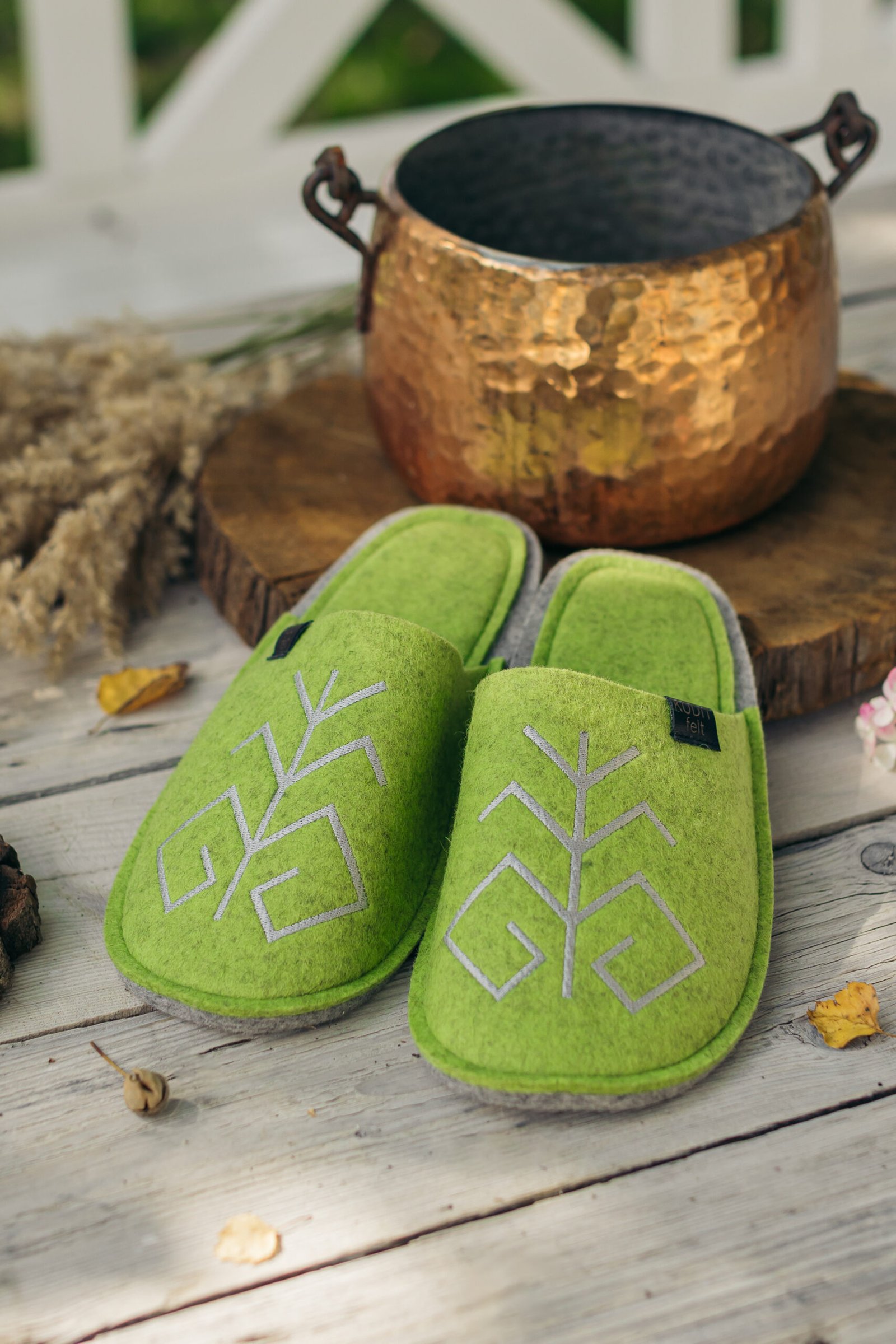 Vilnas filca čības