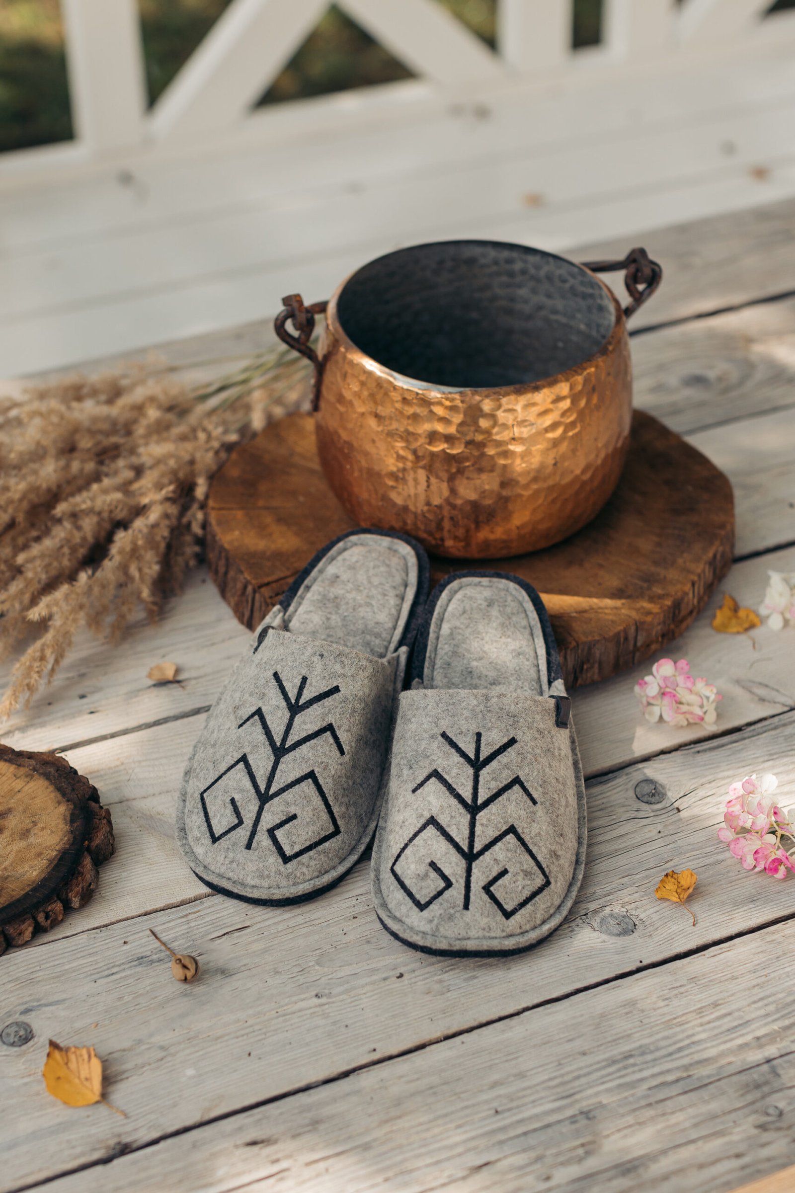 Vilnas filca čības