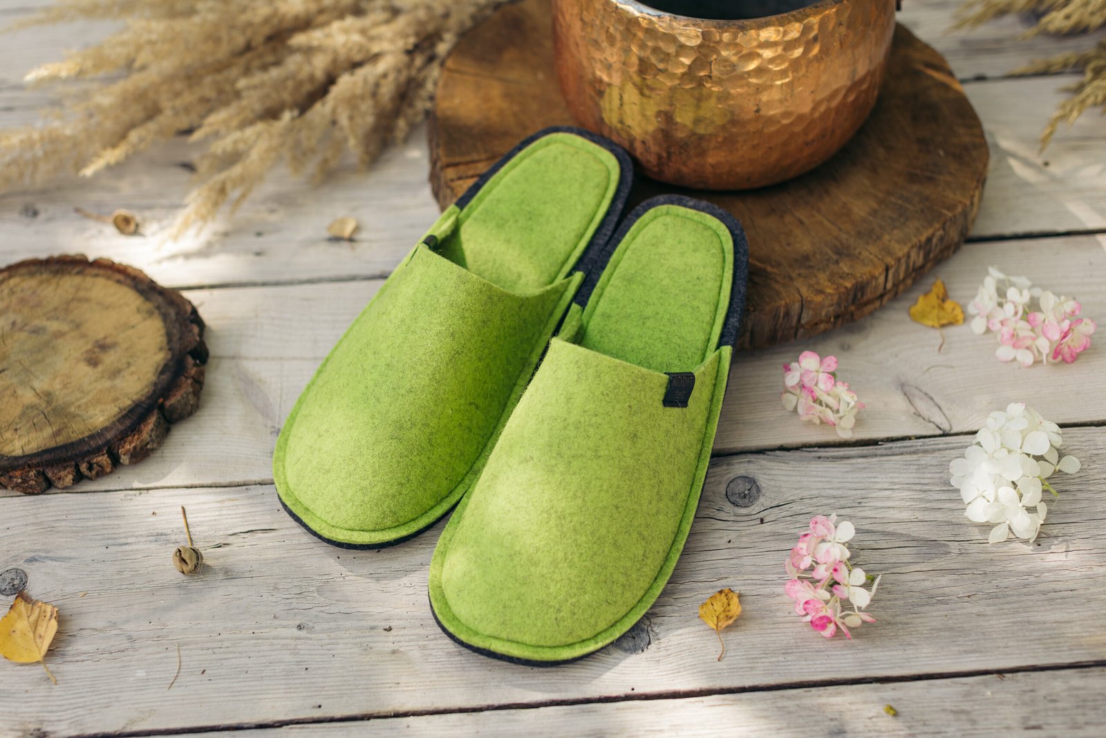 Vilnas filca čības