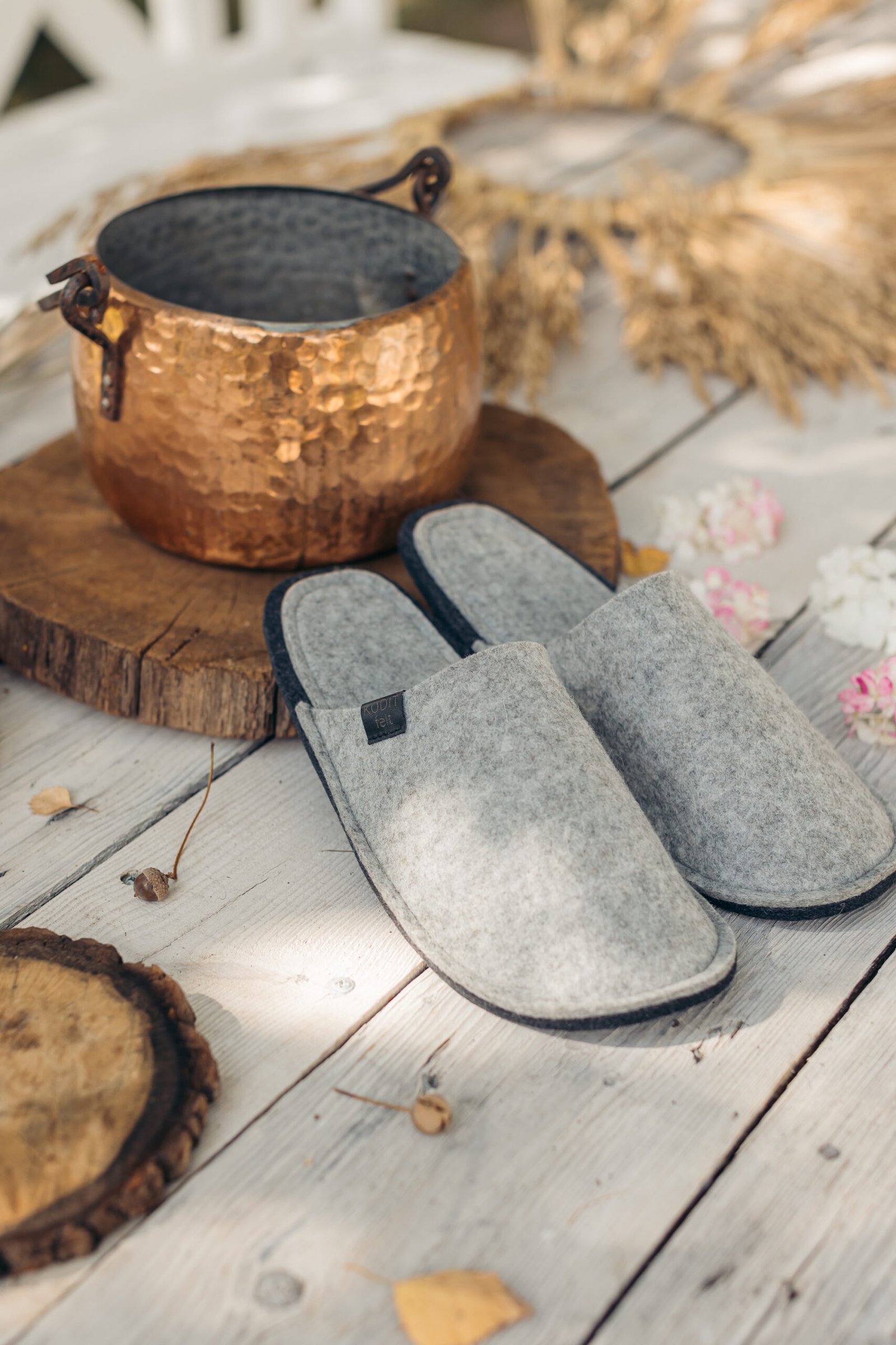 Vilnas filca čības