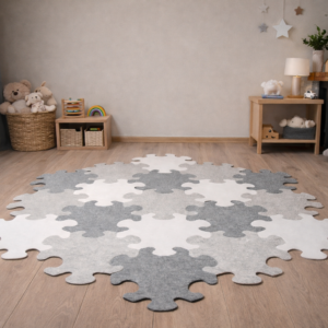 Vilnas filca puzles paklājs