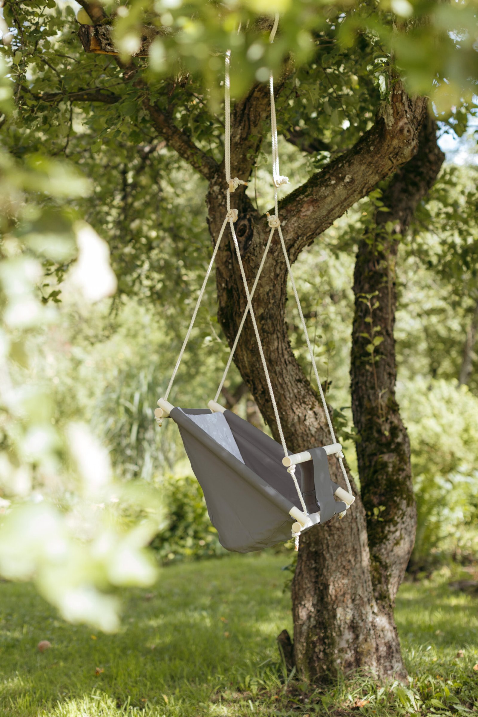 kokvilnas šūpoles bērniem