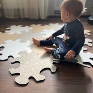 Vilnas filca puzles paklājs