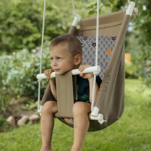 kokvilnas šūpoles bērniem