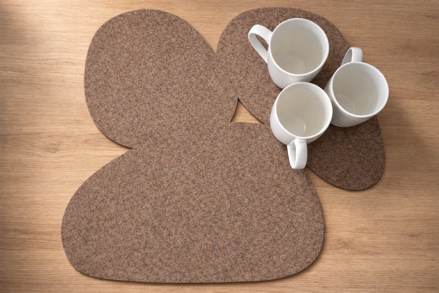 Vilnas filca galda paliktnis