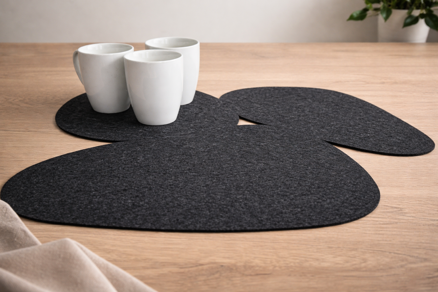 Vilnas filca galda paliktnis