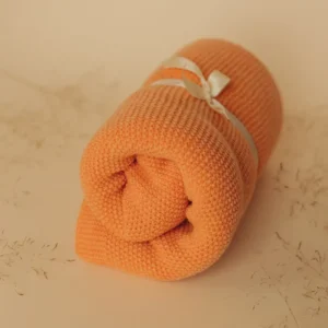 Oranža merino vilnas sedziņa