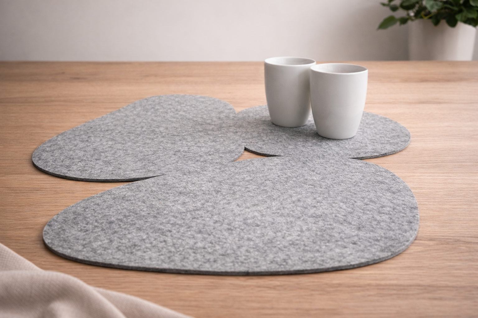 Vilnas filca galda paliktnis