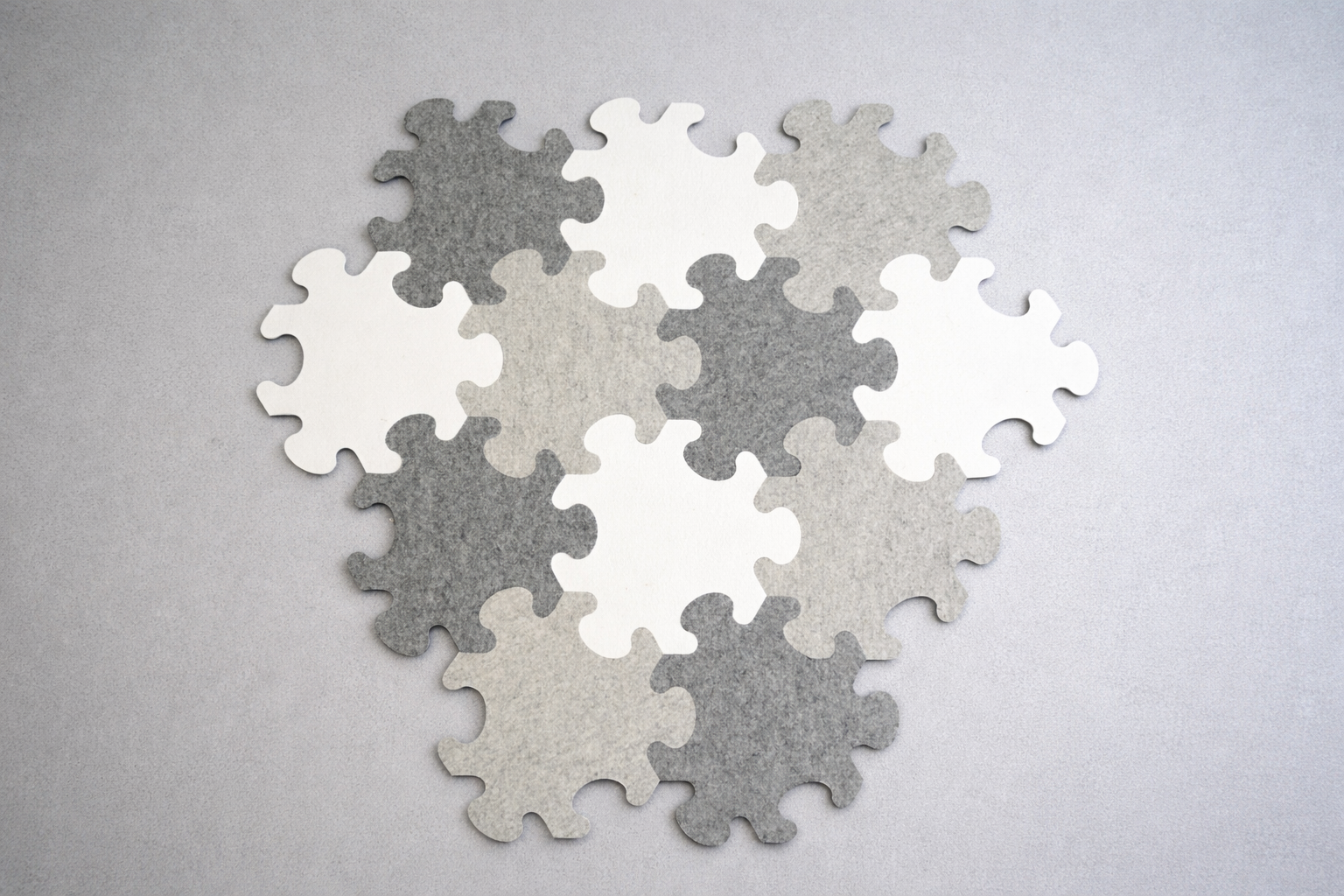 Vilnas filca puzles paklājs