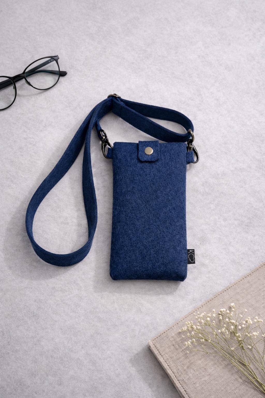 Merino vilnas filca telefona maciņš