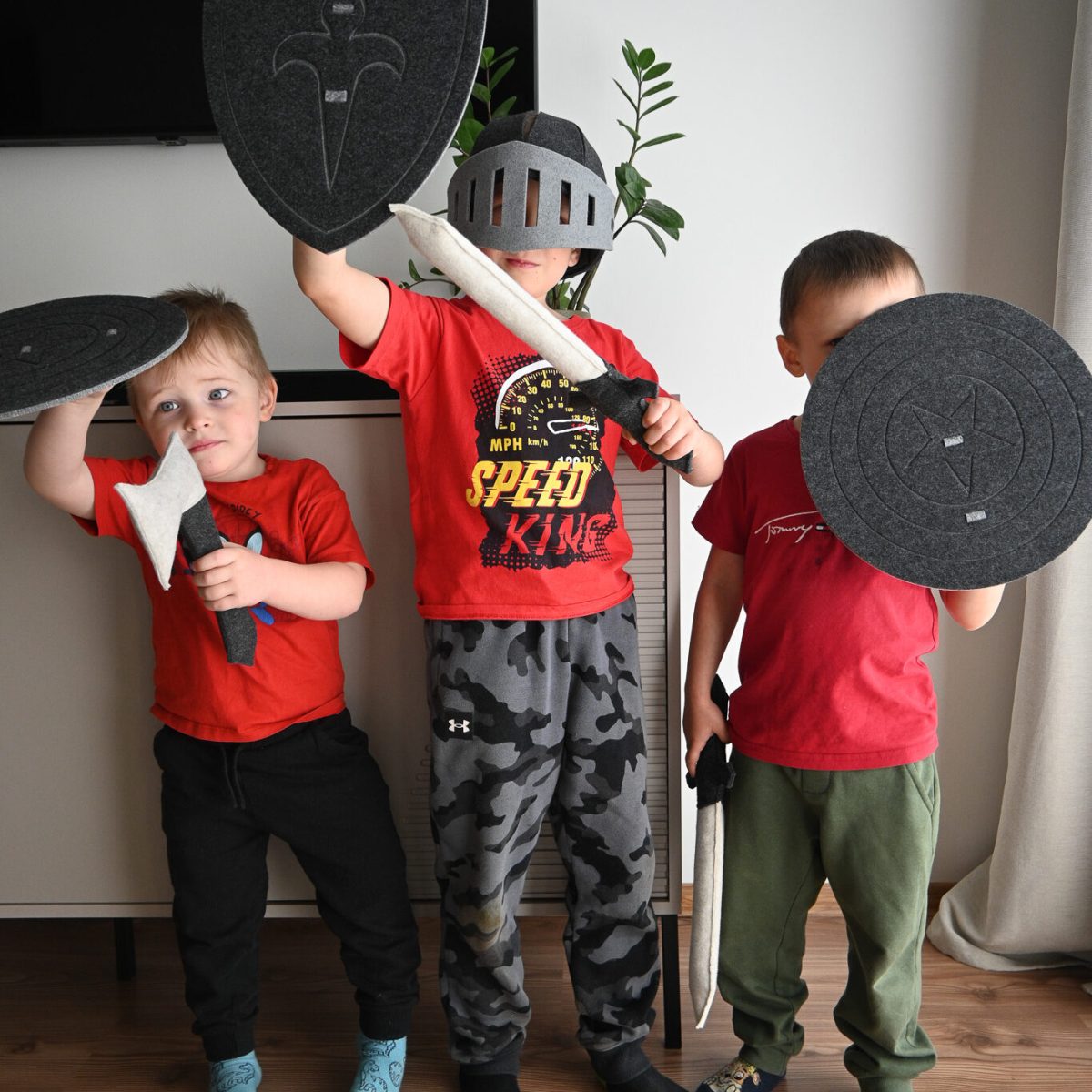 Bruņinieku aksesuāri bērniem